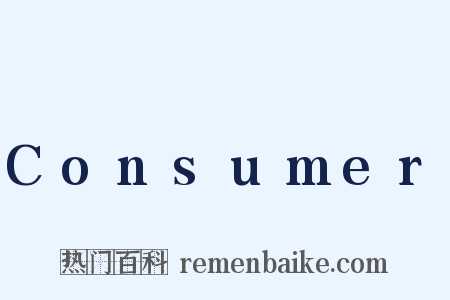 Consumer是什么意思的图片